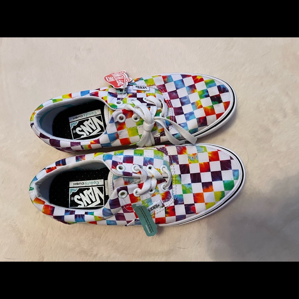 Rainbow VANS with comfy Cush inside